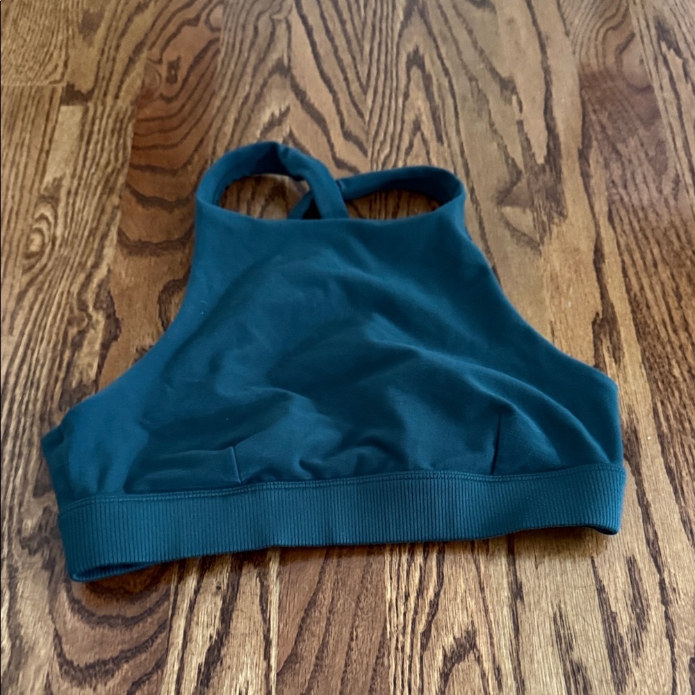 ALO Yoga Deep Green sports bra